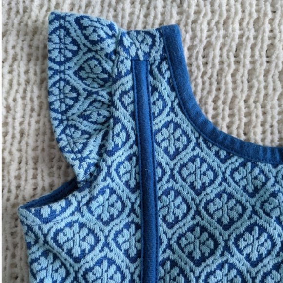 Janie and Jack Geometric Print Ponte Knit Dress - Picture 4 of 5